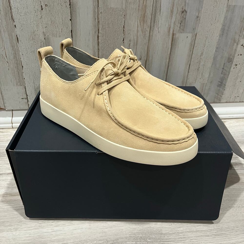 New Everlane Shoes Men's Size 10.5 The Desert Pebble Suede Lace Up In Sand